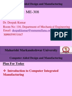 Unit 1 Introduction CAD Lecture 2nd FEB