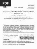 2002 - Uche - Comparison of Heat Transfer Coefficient Correlations For Thermal Desalination Units PDF