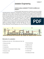 Substation Engineering Lesson 1