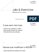 Aula 11 - Cavitação & Exercícios