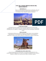 Ingeniería Civil en La Edad Media e Inicios Del Renacimiento 1