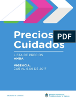 Precios Cuidados 2017