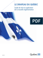 Le Drapeau Du Québec. Guide de Mise en Application de La Nouvelle Réglementation