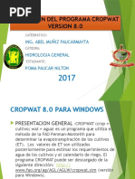 Ppt-Cropwat Analisis de La Papa