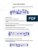 Grade 6 Misc Questions