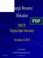 Strategic Resource Allocation Goldstein Fall2010