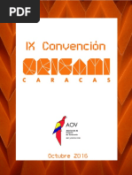 IX Convención Origami Caracas 2016