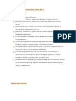 Criterios de Evaluación Sala de 5,4 Y3