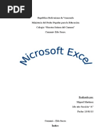 Definición de Microsoft Excel