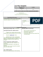 Lesson Plan Template Numbers From 0 To 20