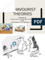 Behavourist Theory