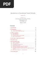 Convolutional Neural Networks