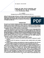 An Evaluation of The Crack Growth and Fracture Properties of AISI 403 Stainless Steel