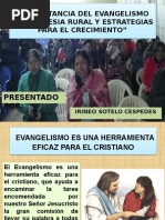 Importancia Del Evangelismo en La Iglesia