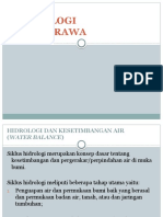 Hidrologi Lahan Rawa I