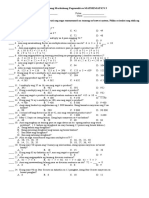 2nd Periodic Test Math