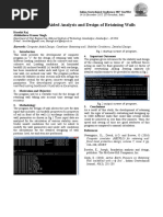 Computer Aided Analysis and Design of Retaining Walls: Harshit Raj Akhileshwar Kumar Singh