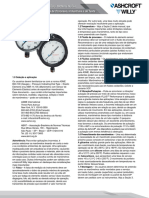 Manual Instalacao Operacao Manutencao Linha Manometros Processo Industriais Teste Analogicos