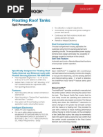 Datasheet Floating Roof Tanks Spill Prevention Level Switch SXRLTX A Series1 English