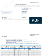 4 Year Graduation Plan