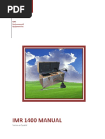 IMR1400 Manual Spanish