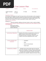 The Giving Tree Lesson Plan: Subject Teacher Grade Time Allotment