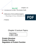 Unit I: What Makes A Cell: - Introduction To Cells / The Study of Cells - Molecules of Life and Bioenergetics