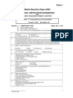 Model Question Paper-2006