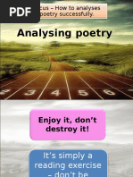 Analysing Poetry: Focus - How To Analyses Poetry Successfully