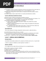 UNIT 1 Module 2 - Electrons Bonding Structure