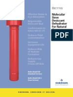 Molecular Sieve Desiccant Dehydrator For Natural Gas: Bettis Model DD (Standard Service) Bettis Model DD-S (Sour Service)