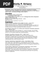 Siriano Resume