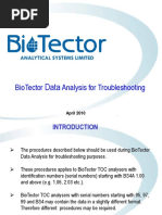 BioTector Data Analysis For Troubleshooting