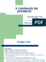 Causales de Divorcio