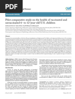 Pilot Comparative Study On The Health of Vaccinated and Unvaccinated 6 - To 12-Year-Old U.S. Children - 2017