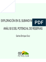 Exploración en El Subandino Boliviano Análisis Del Potencial de Reservas