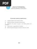 Estimación de Consumo de Agua Potable en Una Casa PDF