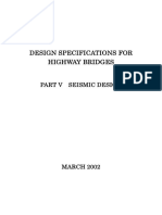 DESIGN SPECIFICATIONS FOR HIGHWAY BRIDGES 2002 (Japan)