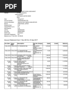 Account Statement From 1 Nov 2016 To 15 Apr 2017: TXN Date Value Date Description Ref No./Cheque No. Debit Credit Balance