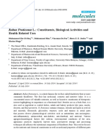 Molecules: Rubus Fruticosus L.: Constituents, Biological Activities and