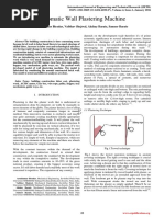 Automatic Wall Plastering Machine: Arunkumar Biradar, Vaibhav Shejwal, Akshay Barate, Sameer Barate