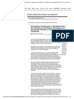 1 - Hermenêutica Constitucional - A Sociedade Aberta Dos Intérpretes Da Constituição - Contribuição para A Interpretação Pluralista e - Procedimental - Da Constituição - DomTotal