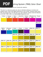 Pms Color Chart