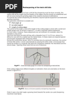Resharpening of The Twist Drill Bits