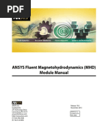 ANSYS Fluent Magnetohydrodynamics (MHD) Module Manual PDF