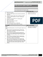 As and A Level Chemistry Core Practical 7 Inorganic and Organic Unkowns (Student, Teacher, Technician Worksheets)