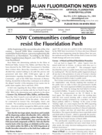 Australian Fluoridation News March - 2010