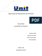 Relatório de Extração de Soxhlet