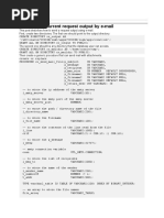 Sending Concurrent Request Output by E-Mail