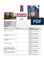 MORSON GROUP Job Interview Questionnaire Form